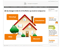 Tablet Screenshot of boligvarme.no